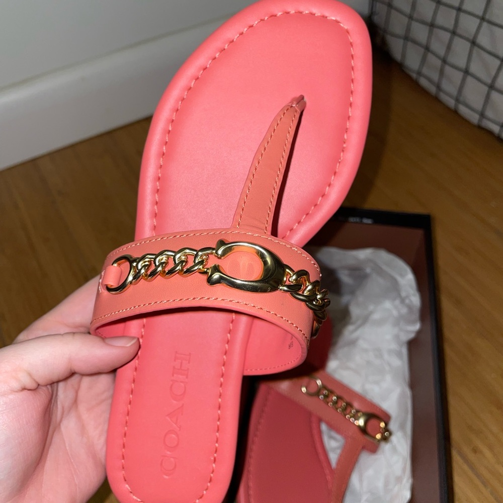 Coach Peach Sandals